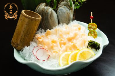 象拔蚌刺身