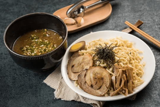 元祖沾面制作方法🍜｜鱼介豚骨沾面的标准工艺拆解
